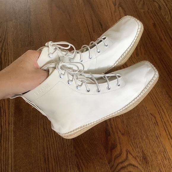 FRAME Le Boston Espadrille Booties MSRP $395 - Picture 1 of 15